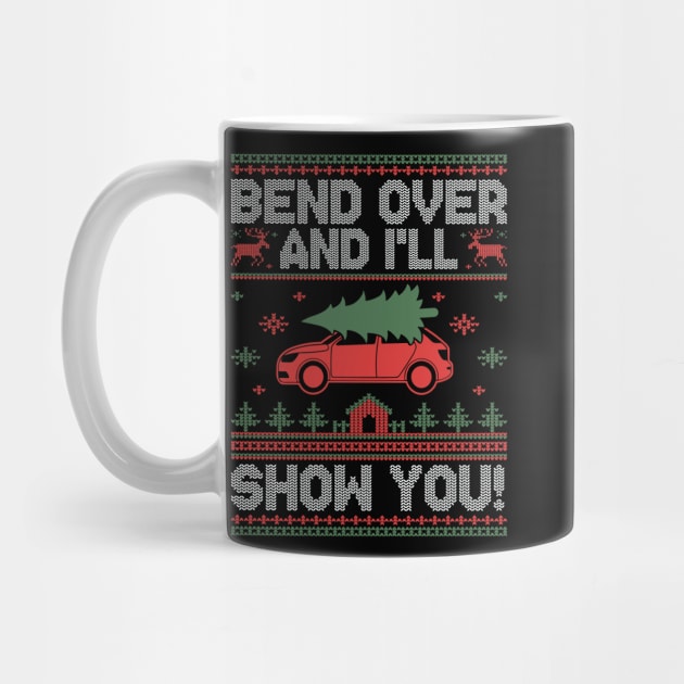 Bend Over And I'll Show You Christmas Couple Matching Family by rhazi mode plagget